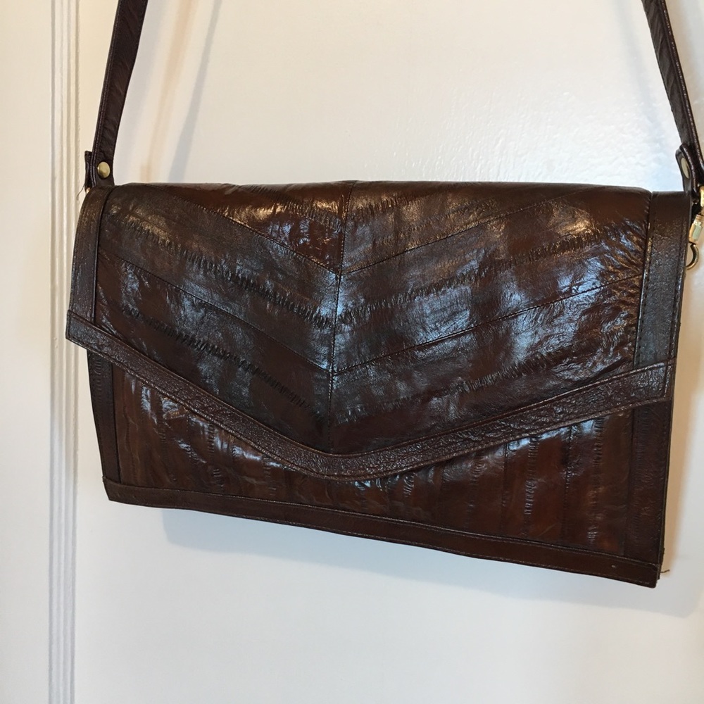 Genuine Eel Skin Handbag